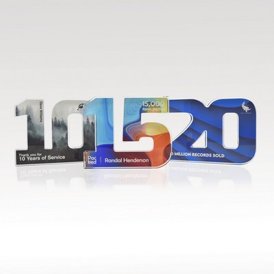 3/4" Acrylic Numerals Style 20 – Traditional Series