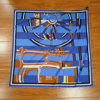 Custom 80gsm Twill Satin Scarf-26.5" x 26.5"