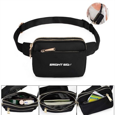 Unisex Premium Nylon Crossbody Pack