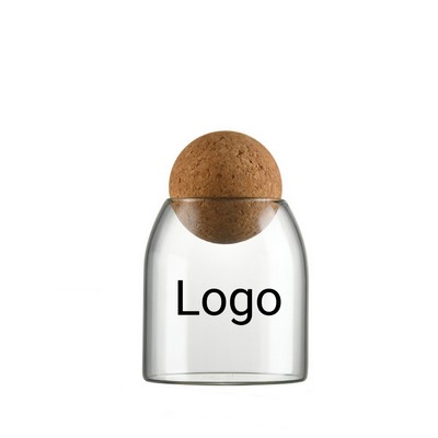 Spherical Cork-Sealed Storage Jar
