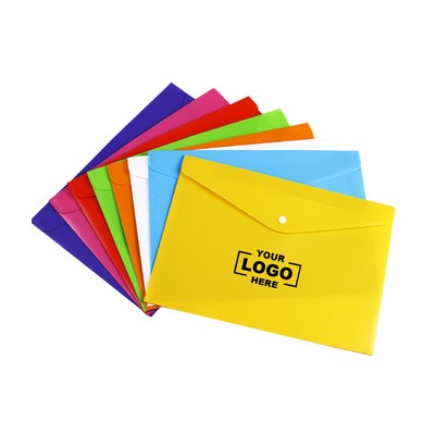 Large-Capacity A4 Clear Document Pouch