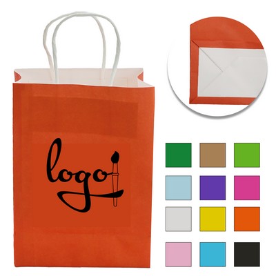 Portable Hand-Held Paper Bag