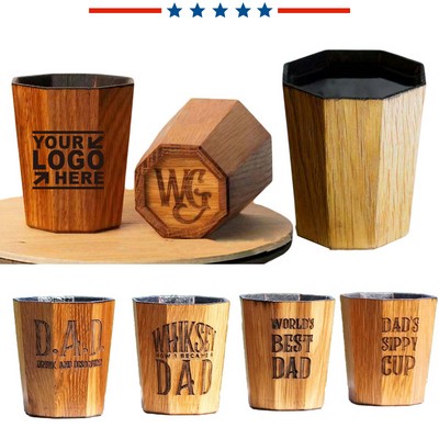Artisan Wooden Whiskey Cup