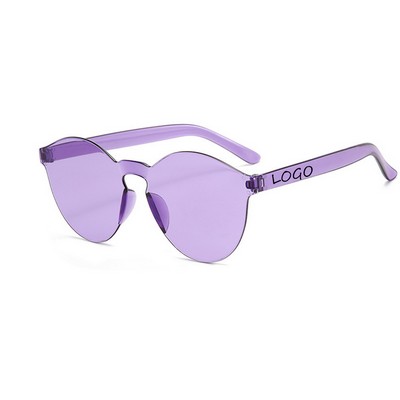 Frameless Candy Color Sunglasses