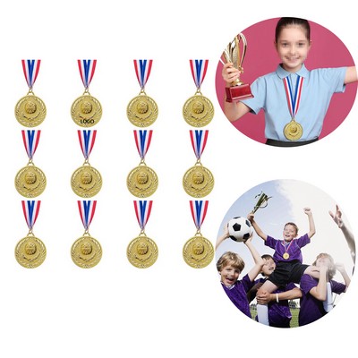 Gold Winner Medals Sports Awards Olympic Style