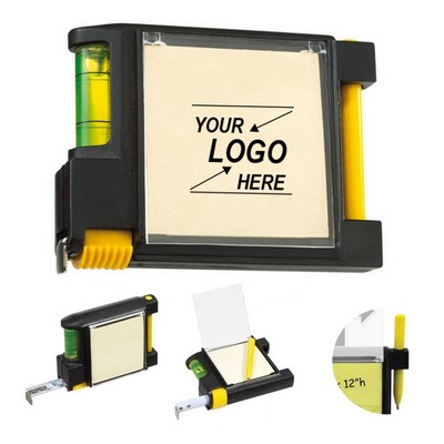 Multifunction Steel Tape Measure with Notepad & Pen