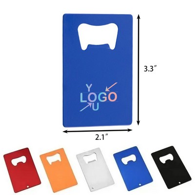 Stainless Steel Wallet Bottle Opener