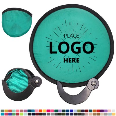 Folding Nylon Disc Fan With Handle