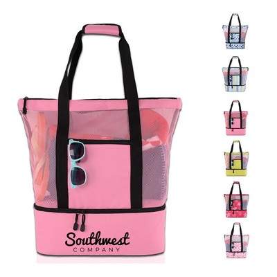 Beach Bag with Cooler Compartment 2" 1