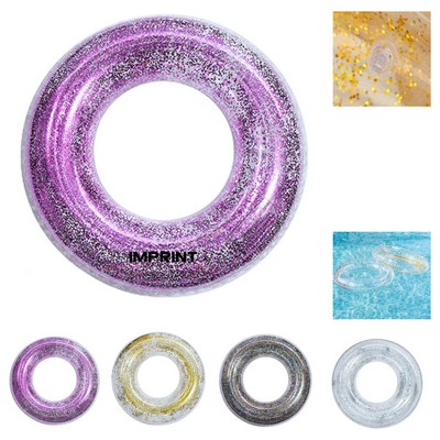 35" Glitter Inflatable Swim Ring