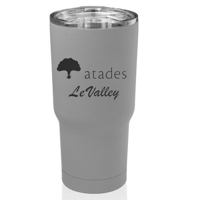 17 oz. Rubberized Stainless Steel Travel Mugs