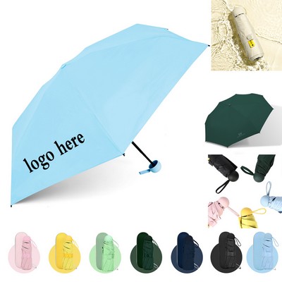 All-Weather Travel Umbrella with Carry Case (Full Color)