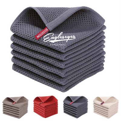 Cotton Waffle Weave Kitchen Dish Cloth