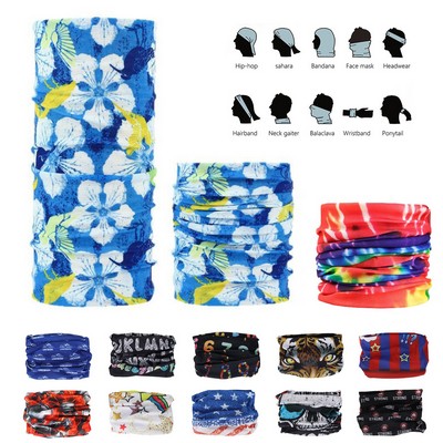 Sublimated Washable Neck Gaiter