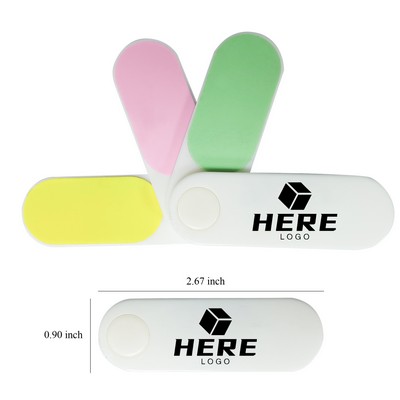 Plastic Fan Shaped Nail File