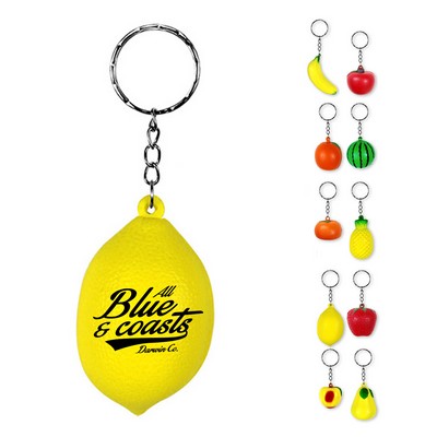 Pumpkin Stress Reliever Keychain