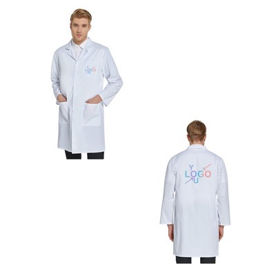 Professional Disposable Lab Coat with Long Sleeves