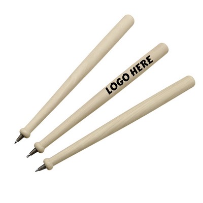 Wooden Baseball Bat Pen-187mm x 14mm
