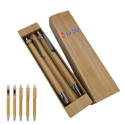 Eco-Friendly Bamboo Stylus Pen with Quick-Dry Ink