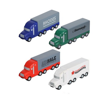 PU Foam Container Truck Stress Relief Toy