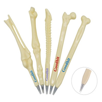 Creative Novelty Bone Shape Ballpoint Pens for Students Doctor