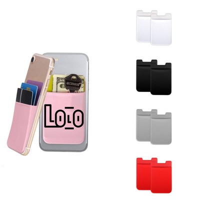 Adhesive mobile phone sleeve