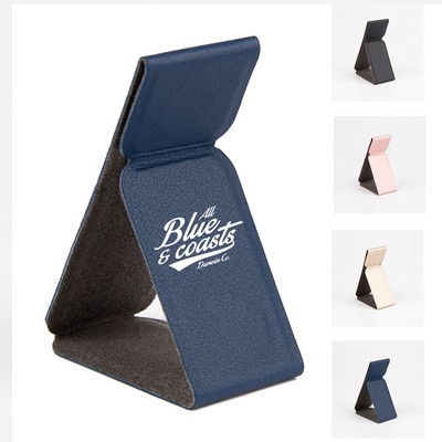 PU Leather Cell Phone Grip Stand