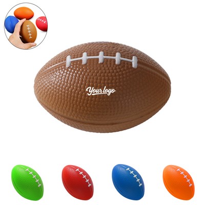 Squeeze PU Foam Rugby Ball Stress Reliever