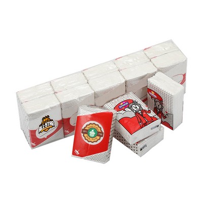 3-Ply Brandable Tear-Resistant Tissue Packet