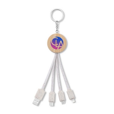 Eco Friendly 3" 1 Mobile Charging Cable