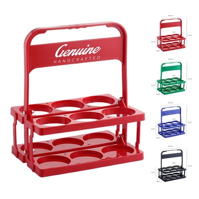 Collapsible 6-Bottle Wine Storage Rack