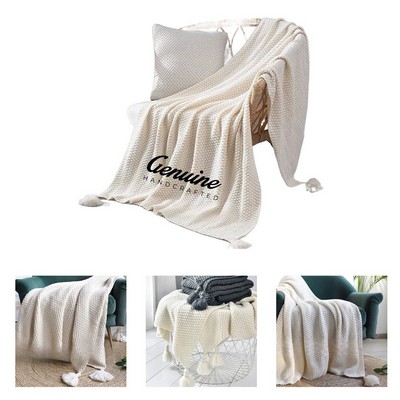 Cozy Velvet Fleece Throw Blanket