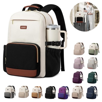Women College Commuter Laptop Backpack