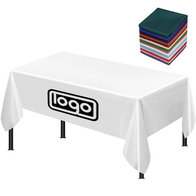 Custom 57x 82" Antifouling and Wrinkle Tablecloth