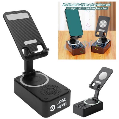 Phone Stand With Bluetooth Speaker