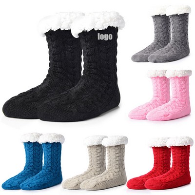 Fleece Non Slip Fuzzy Socks