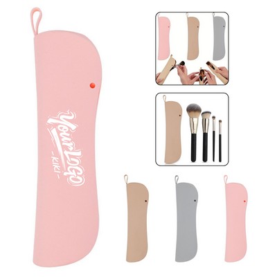 Travel Makeup Brush Pouch
