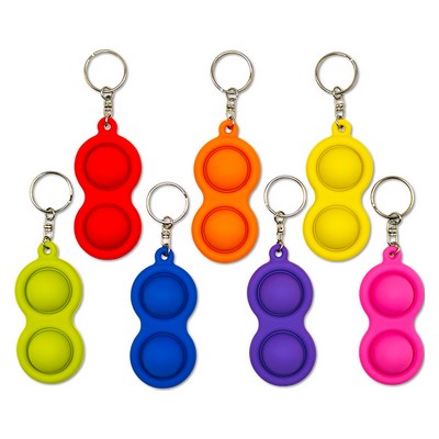 Silicone Press Pop Keychain Stress Relief Toy