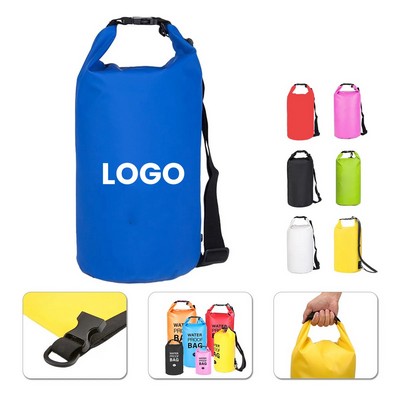 10 Liters Waterproof Dry Bag with Shoulder Strap