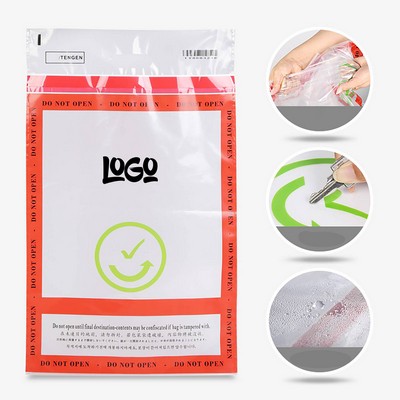 Clear Duty-Free Airport Shopping Bag