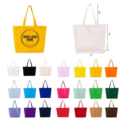 12Oz Cotton Canvas Tote Bag(13"X12"X5")