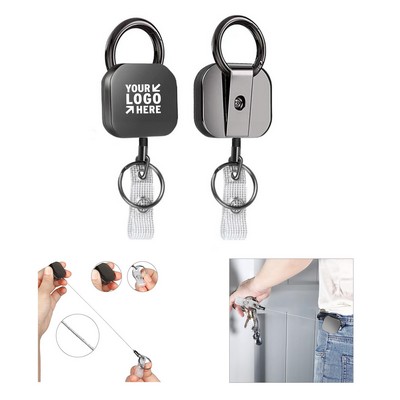 Square Retractable Badge Holder