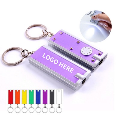 Rectangle LED Keychain Light