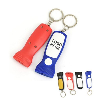 Illuminated Torch LED Keychain