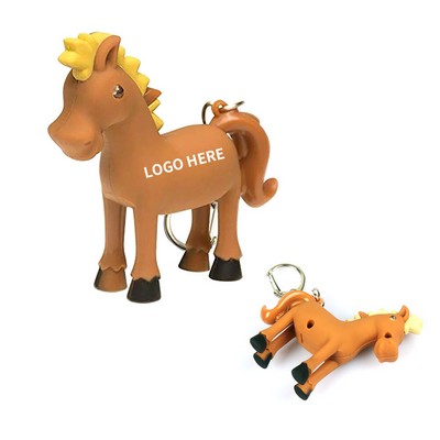 Equine LED & Sound Keychain