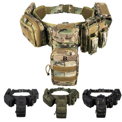 Multi Purpose Tactical Battle Belt Bag Set