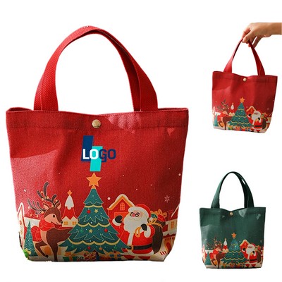 Christmas Canvas Handbag