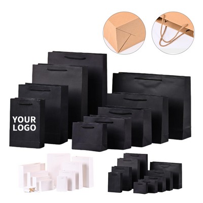 Cardboard Gift Tote Bag With Reinforced Bottom