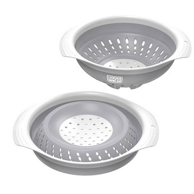 Foldable Kitchen Plastic Drainer Basket