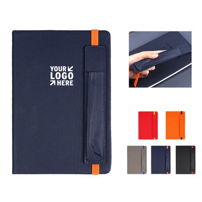 A5 Notebook with Pen Holder
